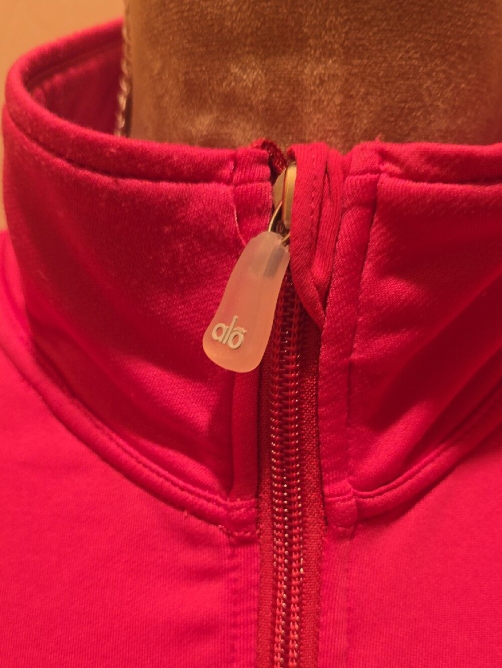 ALO Yoga Women's Hot Pink Full-Zip Utility Jacket Size Large - Picture 2 of 8